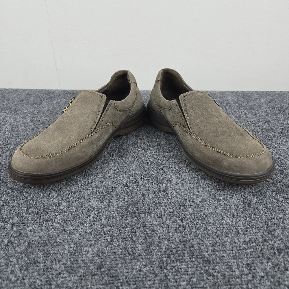 Mephisto Air-Jet Slip On Shoes Mens 7.5 EU 41 Taupe Leather Loafers